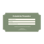 Cafe Fräulein Wunder Gutschein